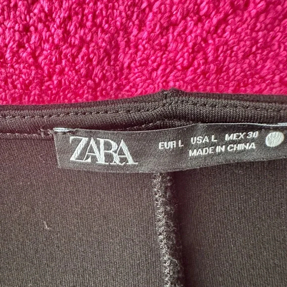 Black Jersey Zara Top 🌷 - Picture 5 of 9